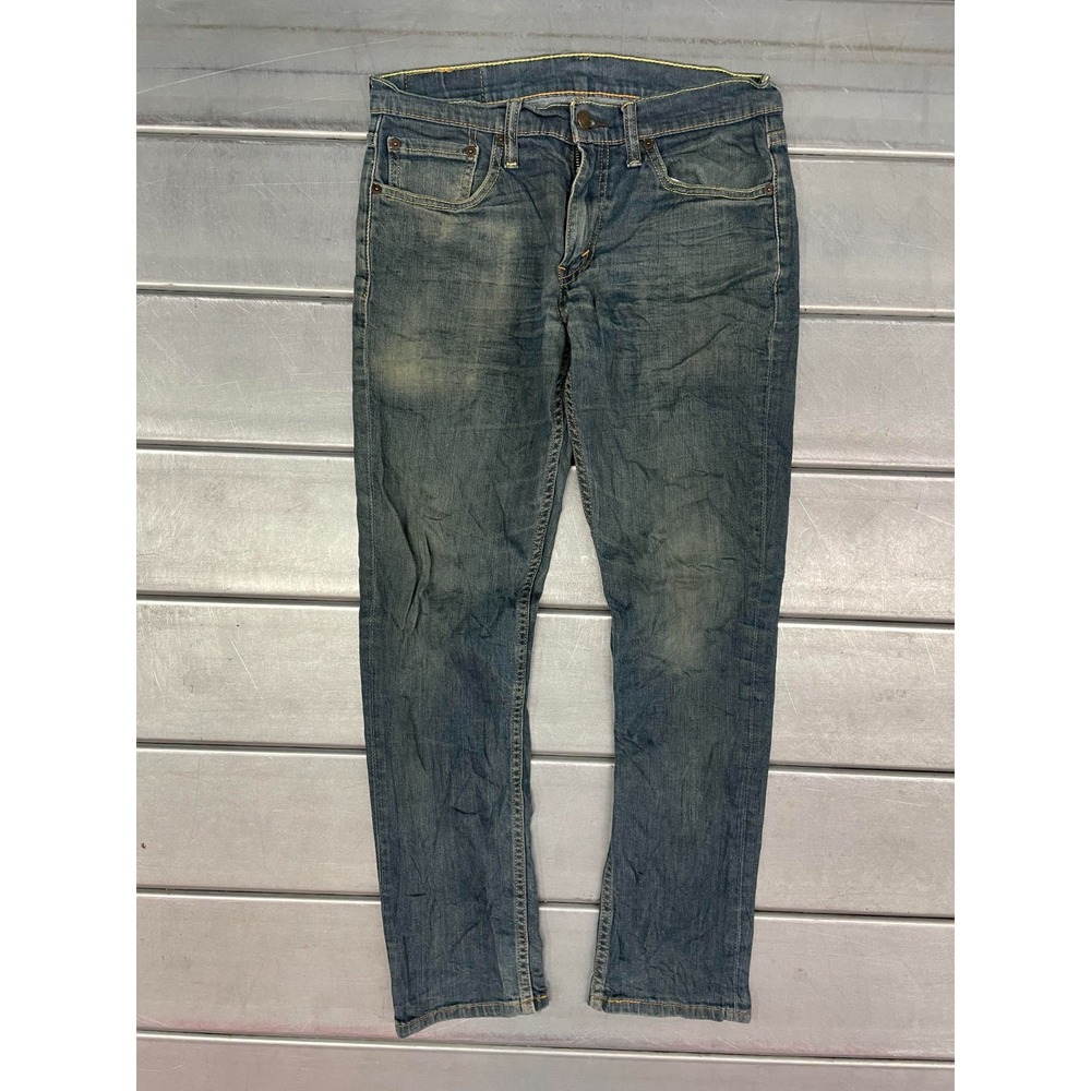 Levis 511 Jeans Mens 31X28 Blue Medium Wash Denim Straight Leg